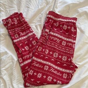 Hollister Red Patterned Pajama Pants